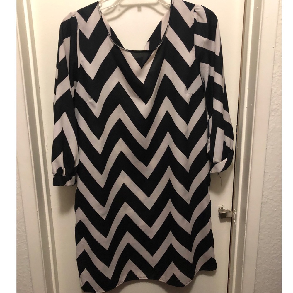Black & White Party Dress